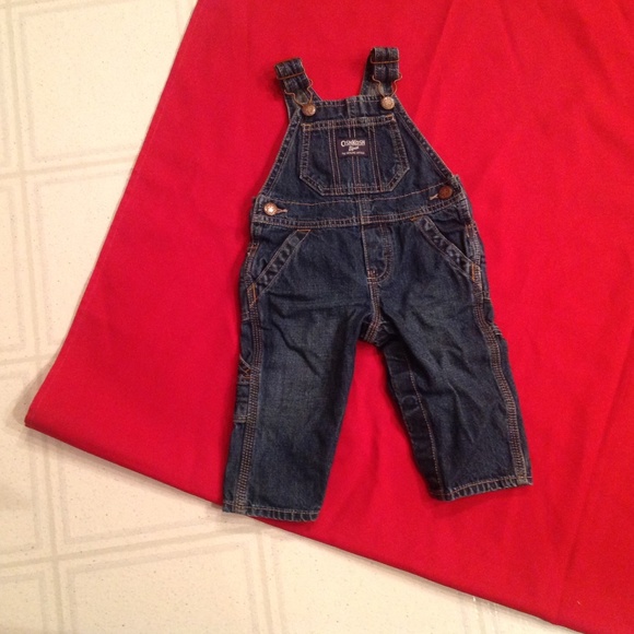 Child's  jean overalls 9 months - Picture 1 of 4
